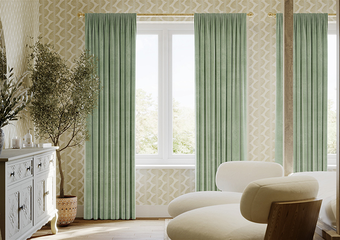 Premier Velvet (Thermal Blackout), Antique Jade - Made to Measure Curtains - Image 3